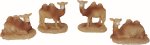JUEGO 4 CAMELLOS SURTIDO RESINA 5CMS (PRECIO JUEGO)