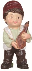 PASTOR JAMON RESINA MODERNA 9CMS