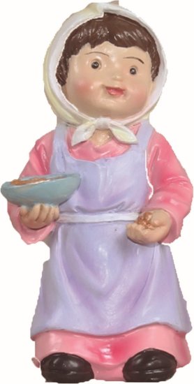 PASTORA GRANO RESINA MODERNA 9CMS