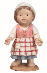 MUJER VENDEDORA RESINA MODERNA 9CMS