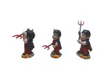 JUEGO 3 DEMONIO RESINA MODERNA 9CMS (PRECIO JUEGO)