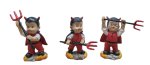 JUEGO 3 DEMONIO RESINA MODERNA 9CMS (PRECIO JUEGO)