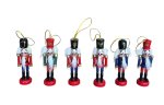 JUEGO 6 NUTCRACKERS SURT.10CMS PARA COLGAR ARBOL (PRECIO JUEGO)