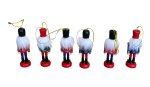 JUEGO 6 NUTCRACKERS SURT.10CMS PARA COLGAR ARBOL (PRECIO JUEGO)