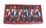 JUEGO 6 NUTCRACKERS SURT.10CMS PARA COLGAR ARBOL (PRECIO JUEGO)