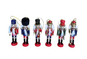 JUEGO 6 NUTCRACKERS SURT.12CMS PARA ARBOL (PRECIO JUEGO)