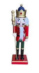 NUTCRACKER BASTON PIE MADERA 25CMS