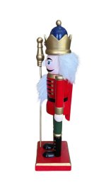 NUTCRACKER BASTON PIE MADERA 25CMS