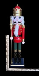 NUTCRACKER BASTON PIE MADERA 50CMS