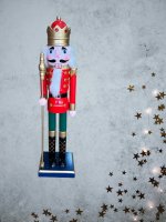 NUTCRACKER BASTON PIE MADERA 50CMS