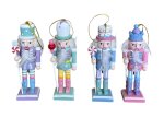 JUEGO 4 NUTCRACKER BASTON COLORES SURT. 13CMS PARA COLGAR ARBOL