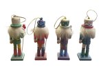 JUEGO 4 NUTCRACKER BASTON COLORES SURT. 13CMS PARA COLGAR ARBOL