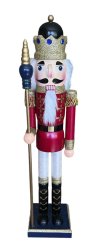 NUTCRACKER BASTON PIE MADERA 50CMS